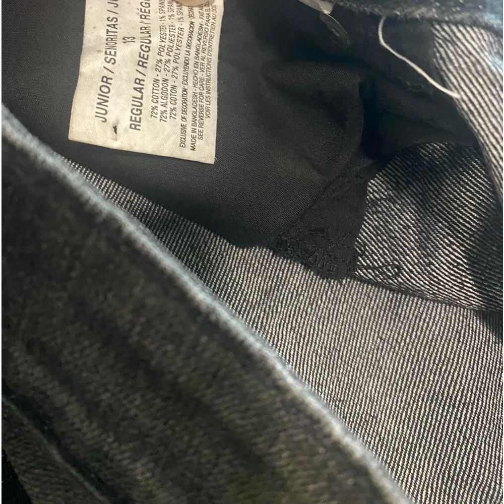 🆕 LEÍ Ashley Lowrise Skinny Black Jeans - Picture 2 of 5